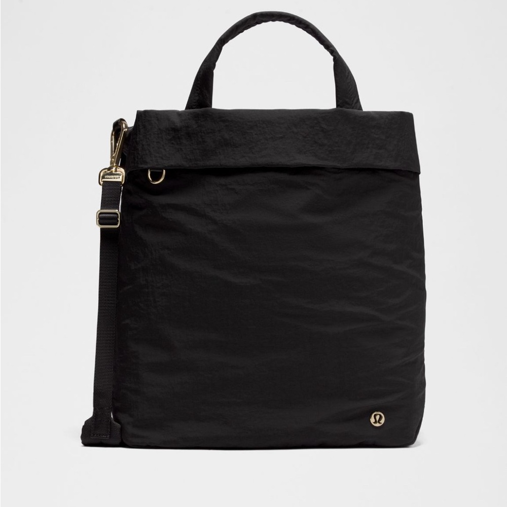 Lululemon On my Level Black Tote Bag